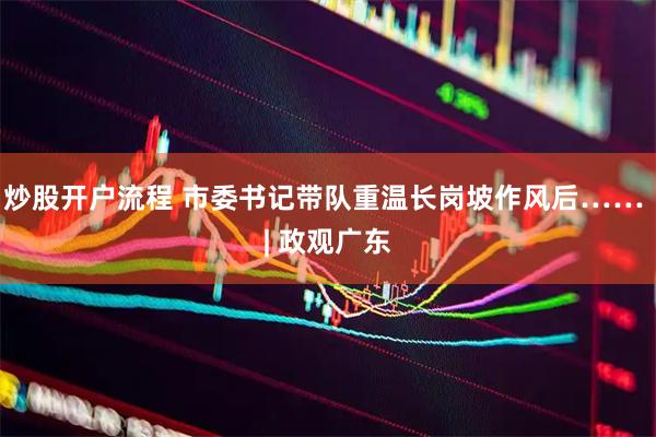 炒股开户流程 市委书记带队重温长岗坡作风后…… | 政观广东
